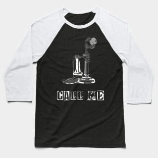 Vintage Phone Call Me Baseball T-Shirt